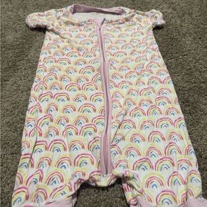 Little Sleepies Shorty Rainbow Patterned